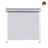 Klemmfix Rollo Thermo eisgrau mit Pendelsicherung